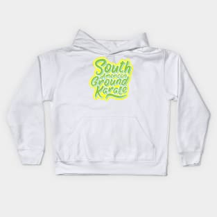 South American Ground Karate Kids Hoodie